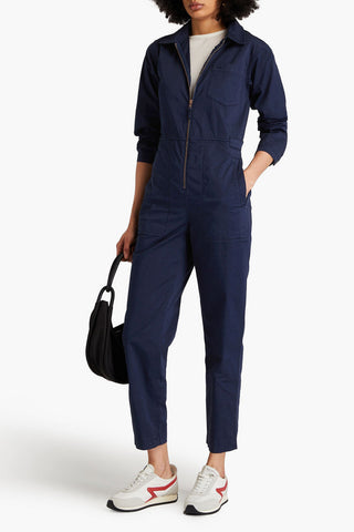 ALEX MILL STRETCH-COTTON JUMPSUIT - Size S