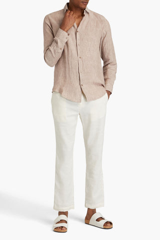 FRESCOBOL CARIOCA ANTONIO LINEN SHIRT - Size XXL