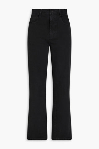 NILI LOTAN HIGH-RISE STRAIGHT-LEG JEANS - Size 0