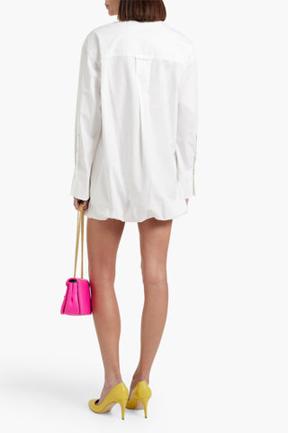 VALENTINO GARAVANI COTTON-POPLIN MINI SHIRT DRESS - Size 40