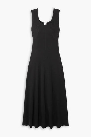 BY MALENE BIRGER LILO RIBBED-KNIT MIDI DRESS - Size L