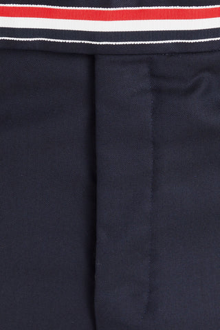 THOM BROWNE WOOL-TWILL PANTS - Size 2