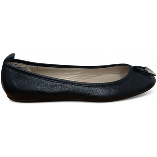 Tods Leather Ballerina Flats in Black