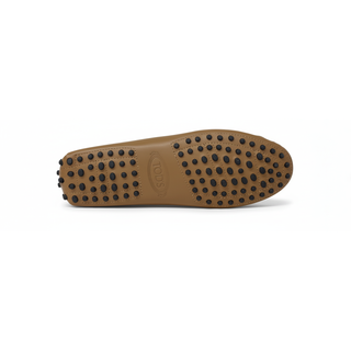 Tods Smooth Leather Brown Loafers
