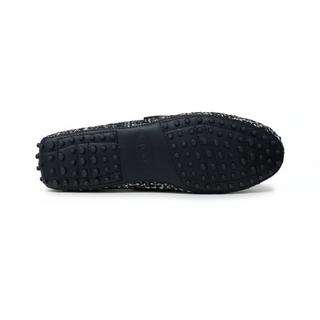 Tods Leather T-Bar Loafers with Gommino Sole