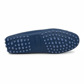 Tods Leather Gommino Driving Loafers in Blue