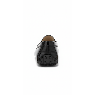 Tods Smooth Leather Loafers in Black