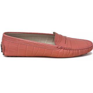 TODS WOMENS LOAFERS IN BLUSH