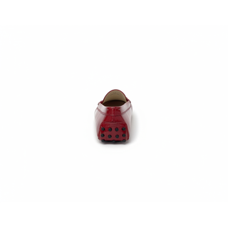 TODS WOMENS LOAFERS IN RUBY