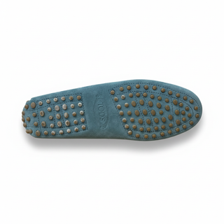 TODS WOMENS LOAFERS IN BLUE