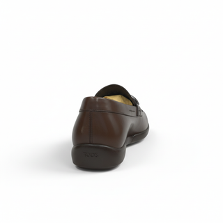 TODS MENS LOAFERS IN DARK BROWN