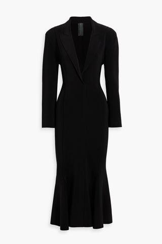 NORMA KAMALI STRETCH-JERSEY MIDI DRESS - Size 34