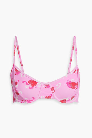 HVN PRINTED BIKINI TOP - Size XXL
