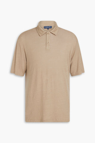 FRESCOBOL CARIOCA MELLO LINEN-JERSEY POLO SHIRT - Size M