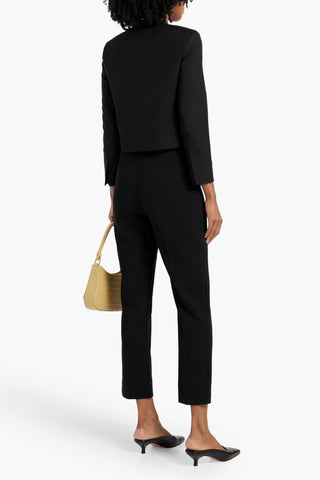 THEORY CROPPED CREPE TAPERED PANTS - Size 0