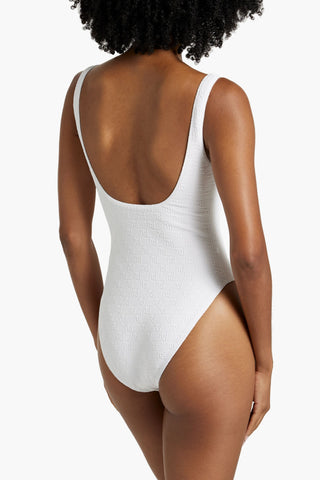 ALEXANDER WANG STRETCH-JACQUARD SWIMSUIT - Size M