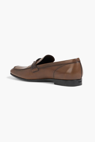 TOD'S T TIMELESS LEATHER LOAFERS - Size 7