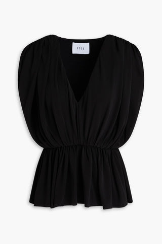 ESSE STUDIOS BONACHI DRAPED JERSEY TOP - Size 6