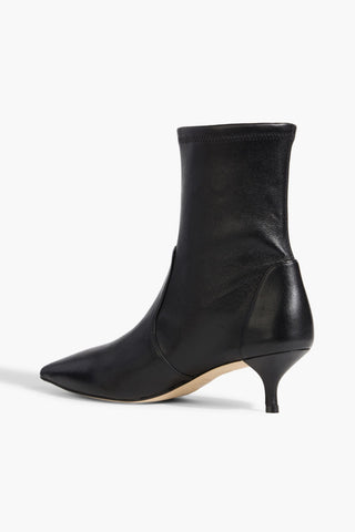 STUART WEITZMAN MARA 50 LEATHER ANKLE BOOTS - Size 8