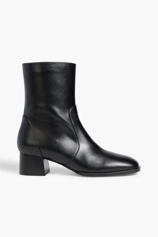 STUART WEITZMAN NOLA LEATHER ANKLE BOOTS - Size 9