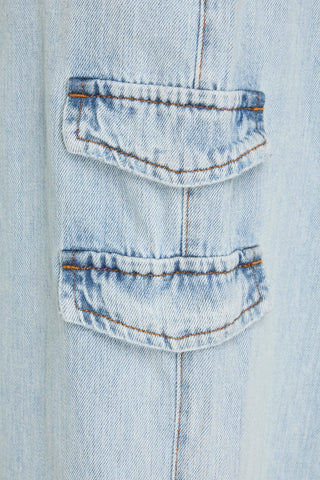 RETROFÊTE RUSSO DENIM JUMPSUIT - Size S