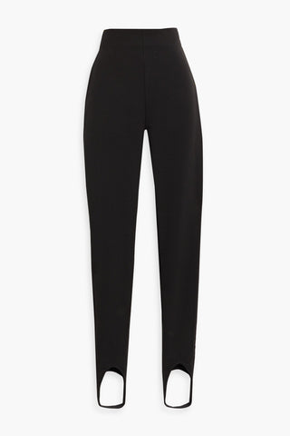 BALMAIN COTTON-BLEND STIRRUP LEGGINGS - Size 36