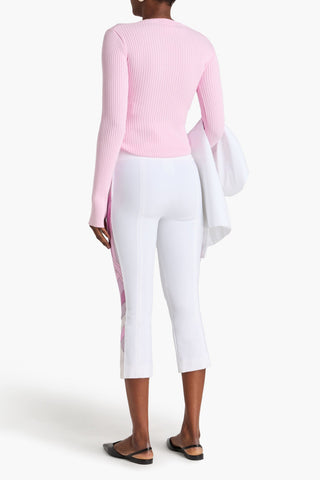 PUCCI STRETCH-CREPE CAPRI PANTS - Size 48