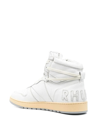 Rhude RHUDE Suede and Textile Low-Top Sneakers