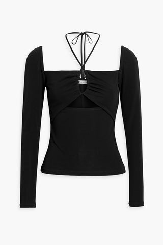 FRAME CUTOUT JERSEY TOP - Size M