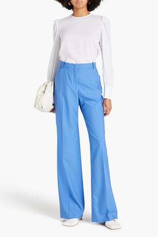 ANOTHER TOMORROW STRETCH-CREPE BLOUSE - Size 38