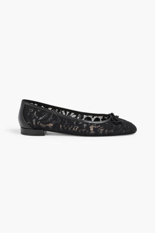 STUART WEITZMAN ARABELLA LACE BALLET FLATS - Size 7.5
