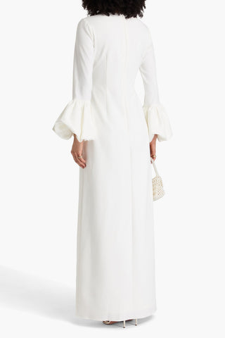 MARCHESA NOTTE CUTOUT CREPE MAXI DRESS - Size 6
