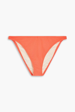 PEONY SWIMWEAR FINE HI LINE STRETCH-CREPE BIKINI BRIEFS - Size S
