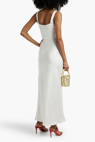 BEC & BRIDGE THE DREAMER SATIN-CREPE MAXI DRESS - Size 10