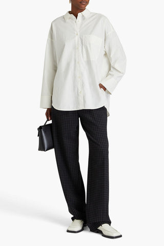BY MALENE BIRGER DERRIS OVERSIZED COTTON-POPLIN SHIRT - Size 38