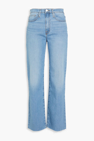 FRAME LE JANE ANKLE HIGH-RISE STRAIGHT-LEG JEANS - Size 33