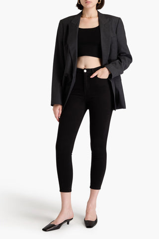 FRAME ALI CROPPED HIGH-RISE SKINNY JEANS - Size 30