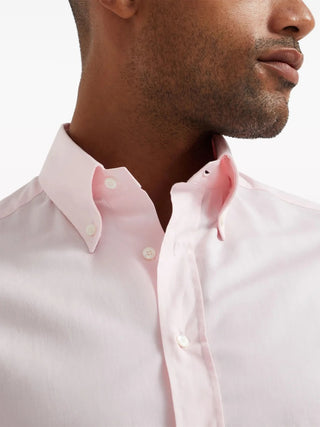 Brunello Cucinelli Cotton Button-Down Shirt Pale Pink