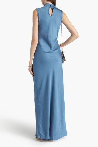VERONICA BEARD KURA SATIN-CREPE MAXI DRESS - Size 12