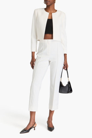 THEORY CROPPED CREPE TAPERED PANTS - Size 14