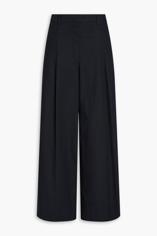 3.1 PHILLIP LIM COTTON-BLEND CANVAS WIDE-LEG PANTS - Size 2