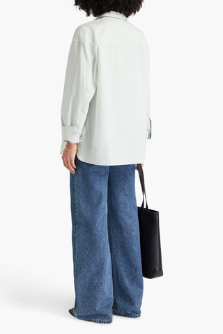 LOULOU STUDIO ESPANTO COTTON-POPLIN SHIRT - Size M