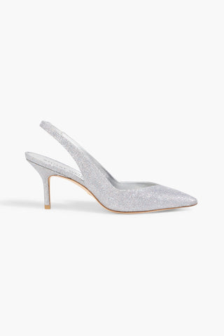 STUART WEITZMAN EVA 75 LAM SLINGBACK PUMPS - Size 7