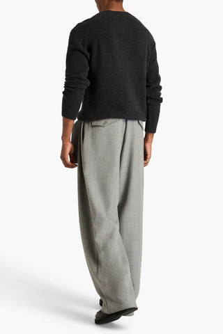 SANDRO BOUCL-KNIT COTTON-BLEND SWEATER - Size XXS