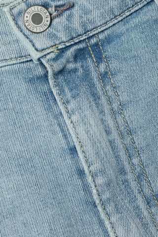 NILI LOTAN BOYFRIEND FRAYED DENIM SHORTS - Size 24