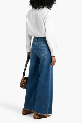 FRAME THE WEDNESDAY BOW-DETAILED COTTON-POPLIN SHIRT - Size S