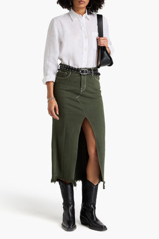 RAG & BONE MAXINE LINEN SHIRT - Size XXS