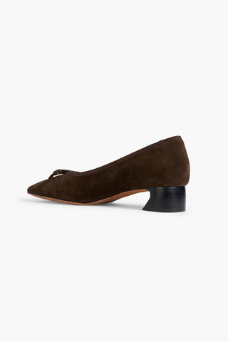 3.1 PHILLIP LIM ID BOW-DETAILED SUEDE PUMPS - Size 36