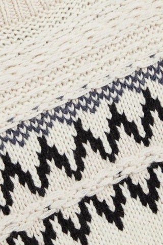 RAG & BONE WILLOW FAIR ISLE WOOL SWEATER - Size L