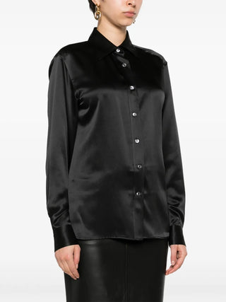 Tom Ford Floral Print Long-Sleeve Button-Up Shirt